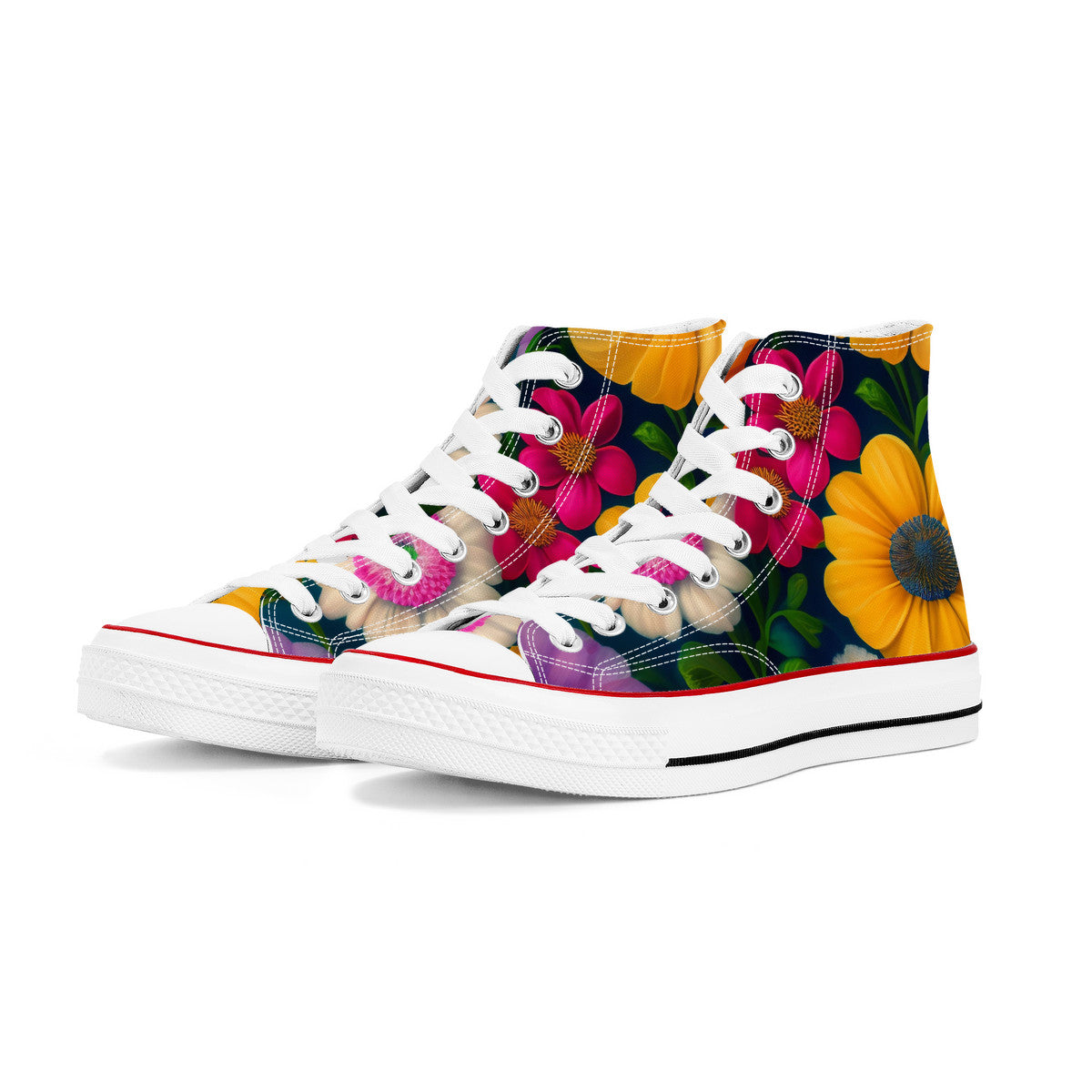 Bloss High Top Canvas Shoes