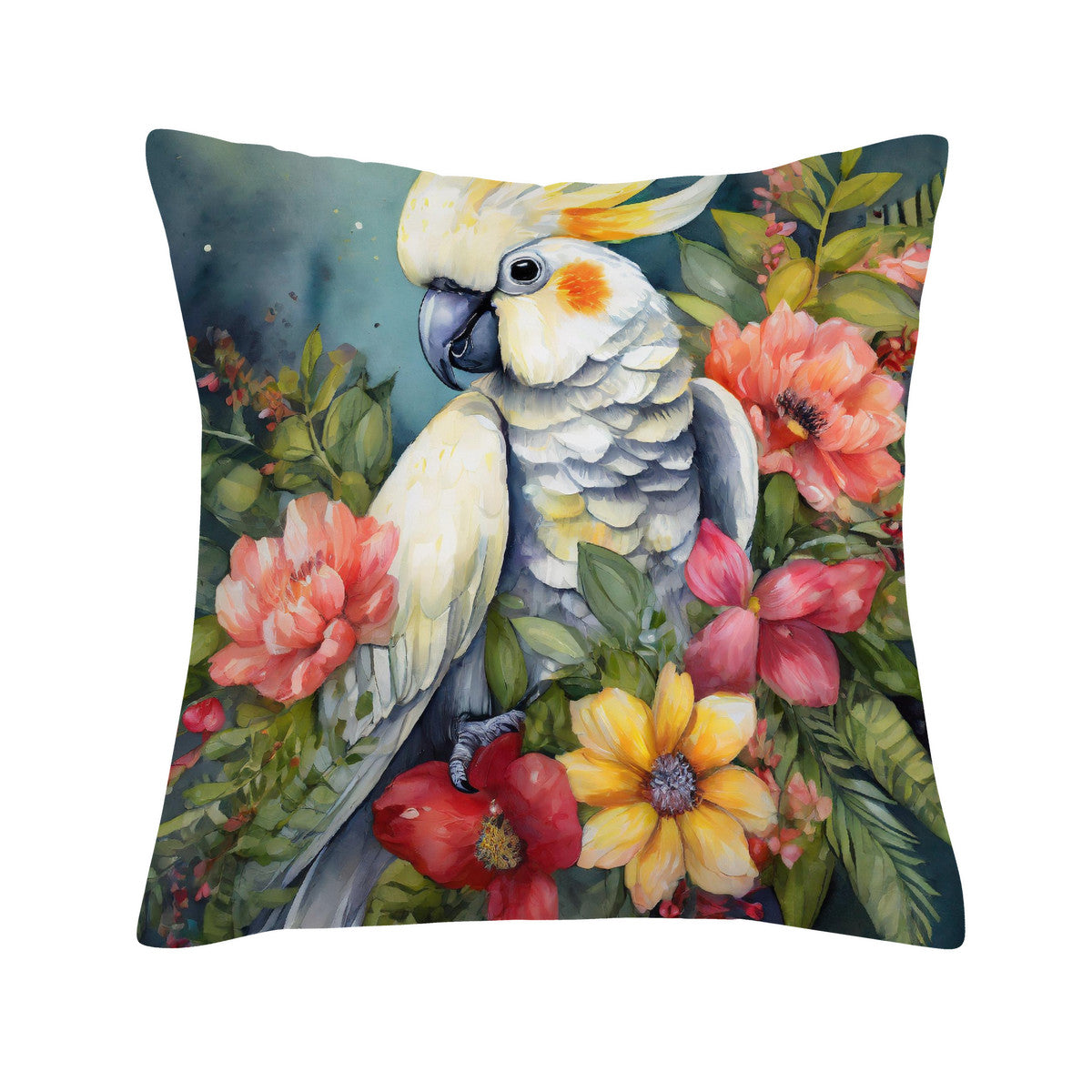 Garden Cockatoo Cushion Cover