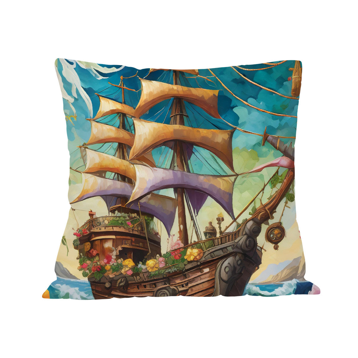 Ships Ahoy Cushion Cover