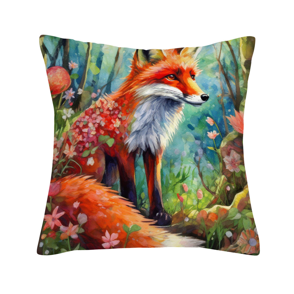 Woodland Fox Cushion Cover