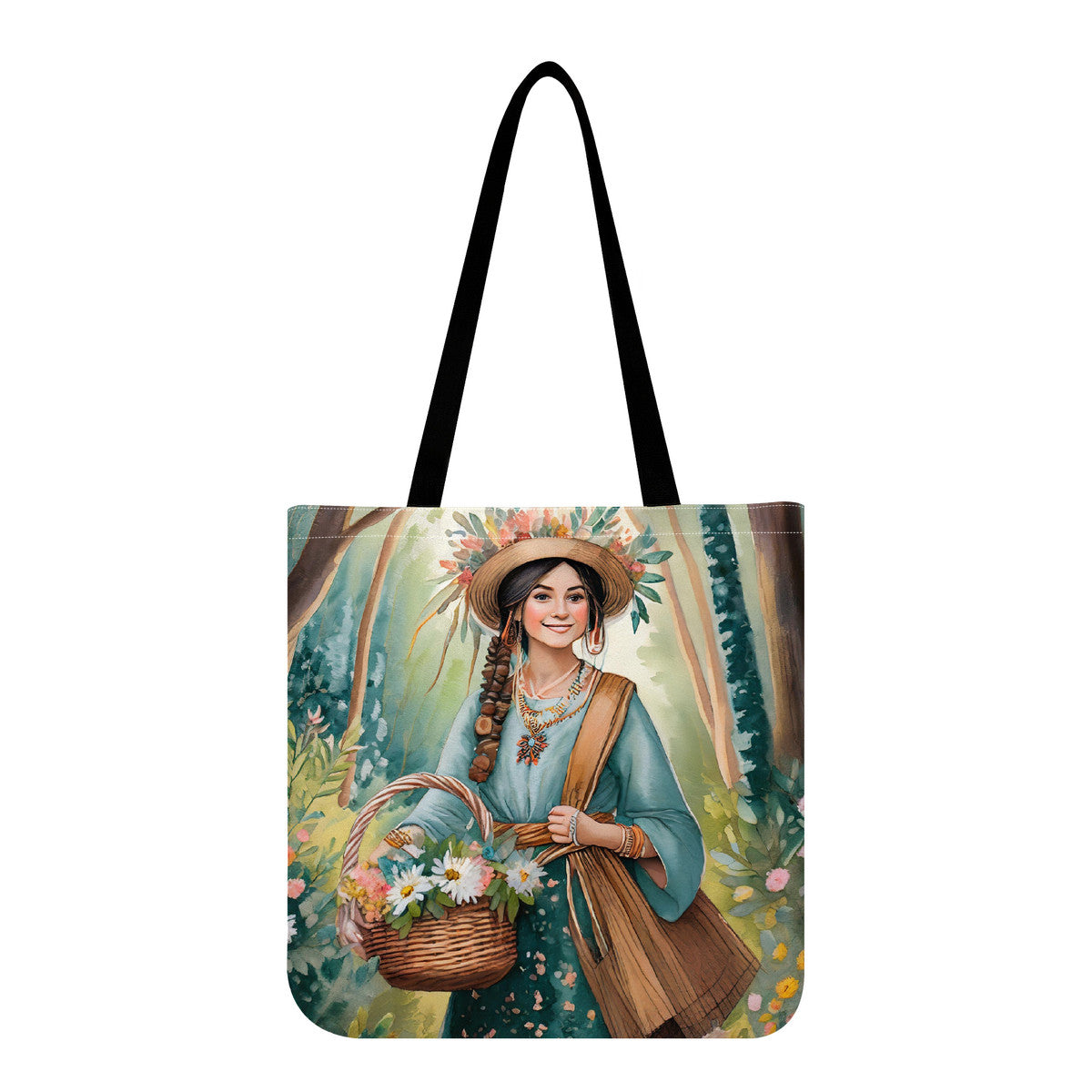 Faith - A Woodland Gatherer Cloth Shopping Tote
