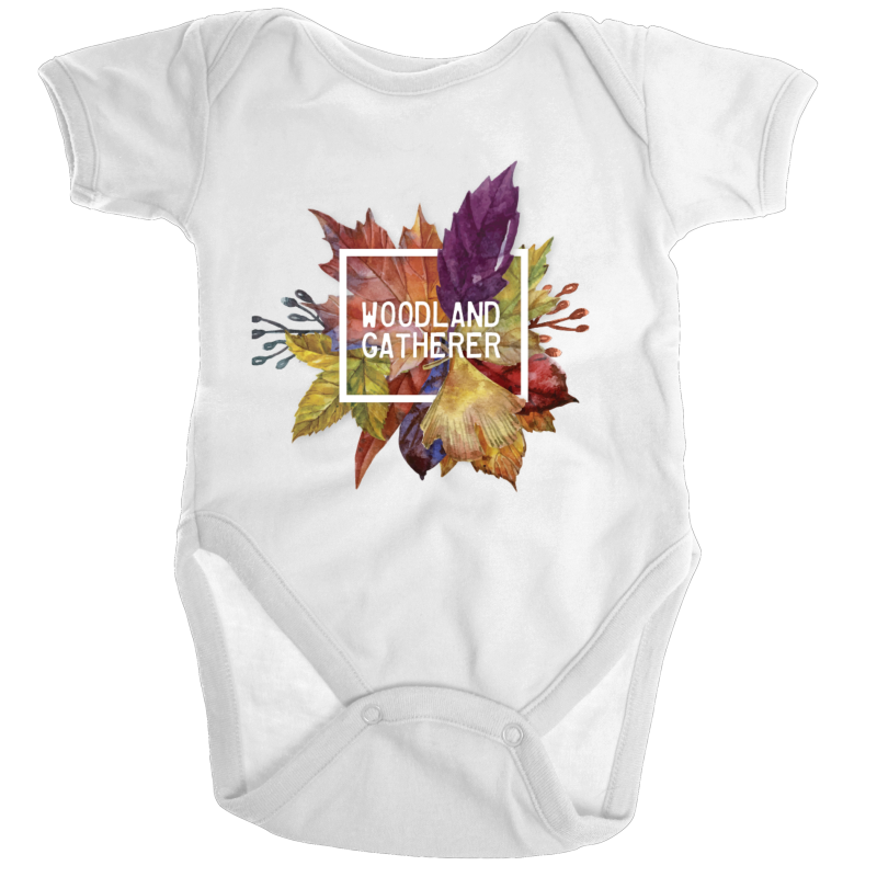 Woodland Gatherer Brand Ambassador - 100% Organic Cotton Baby Romper Onesie