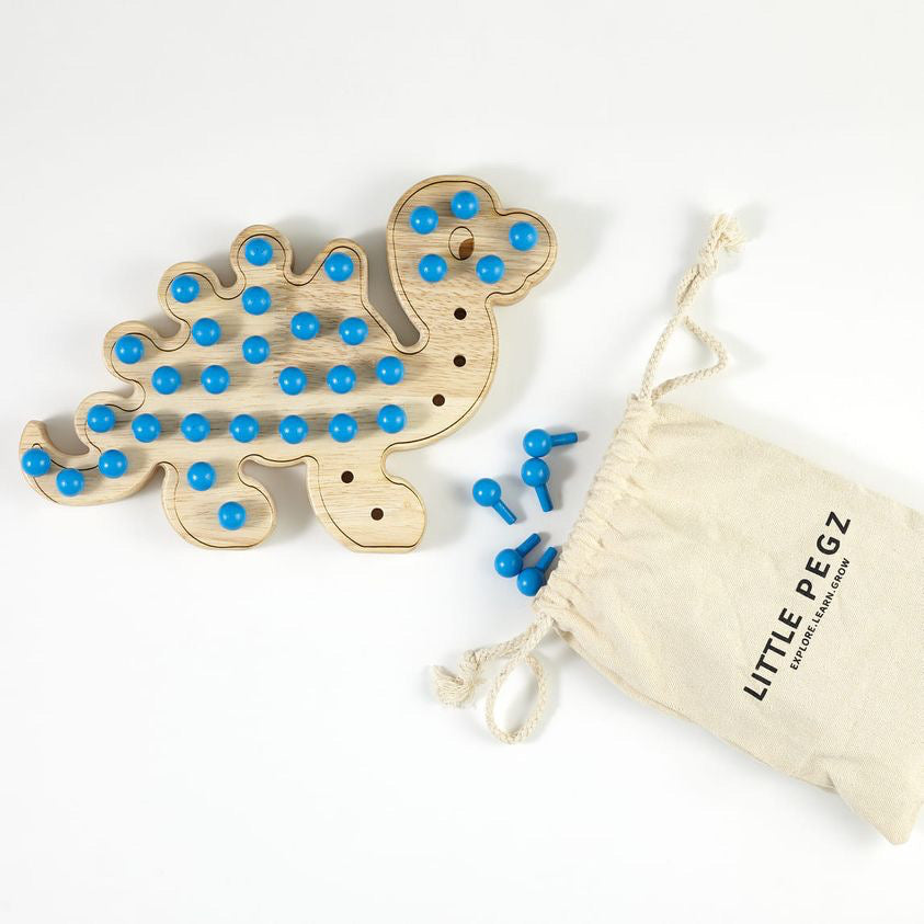 Little Pegs Dinosaur Peg Boards Australian Early Educational Toys