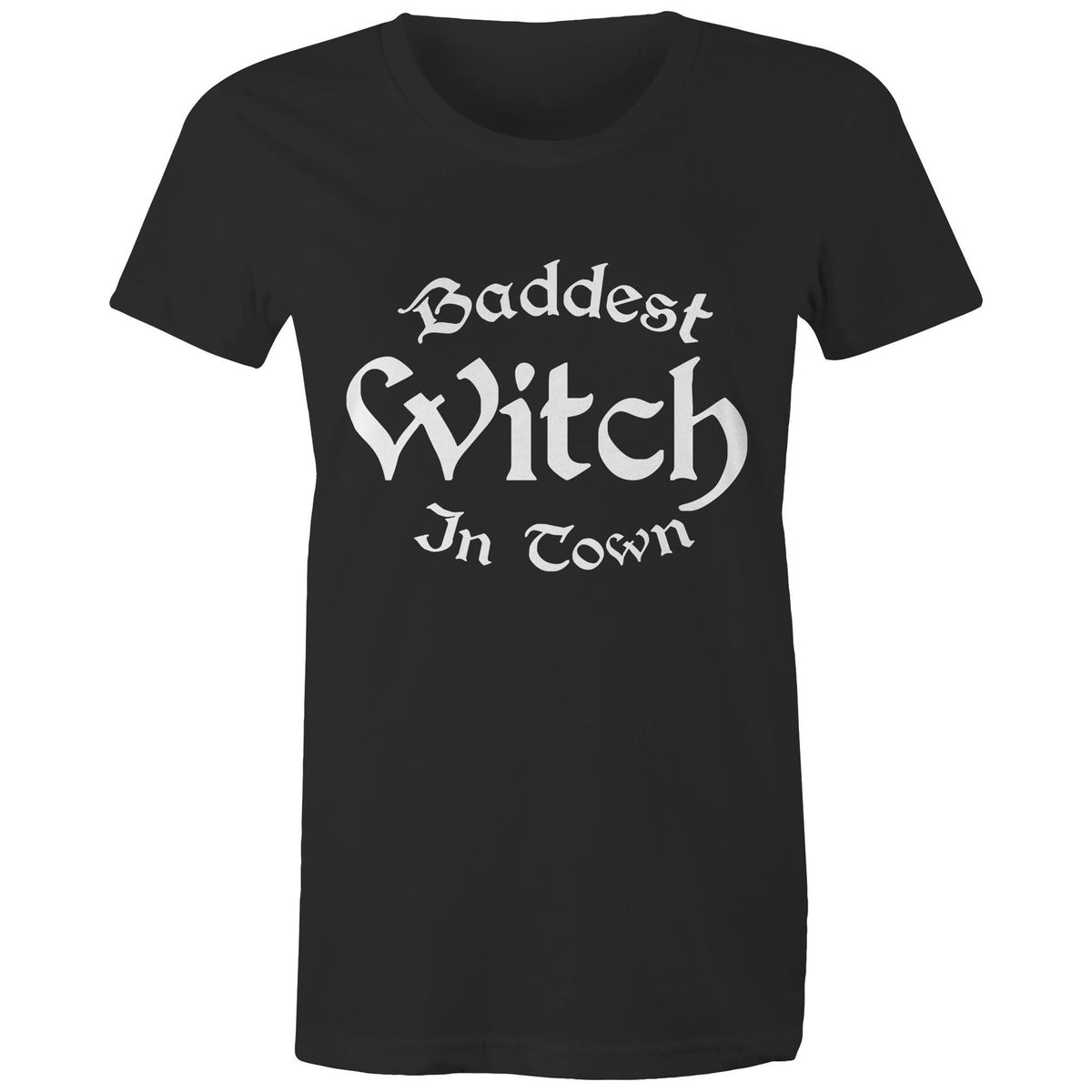 Baddest Witch In Town T-shirt - Maple Organic Tee