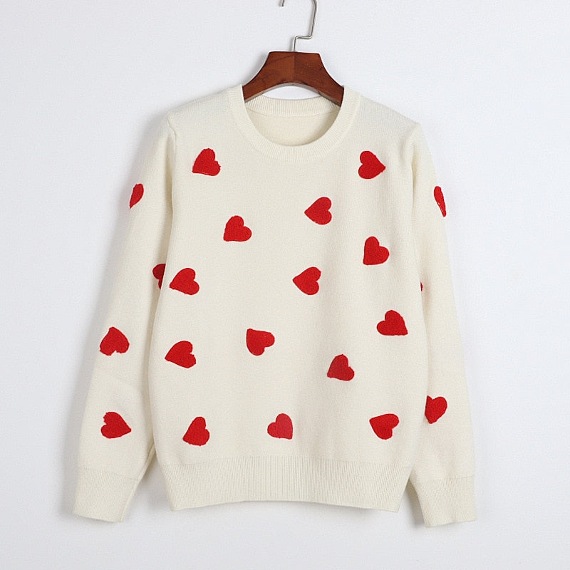 Love Confetti Heart Sweater