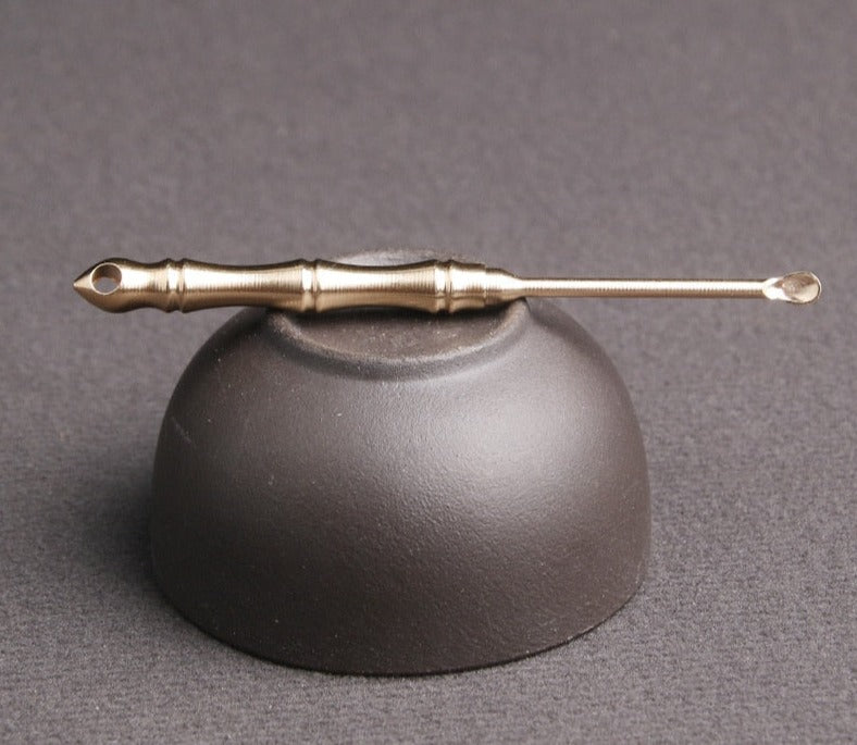 Pure Brass Toothpick Earpick Earwax Spoon