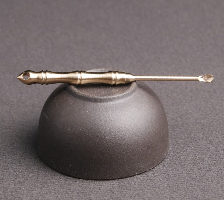 Pure Brass Toothpick Earpick Earwax Spoon