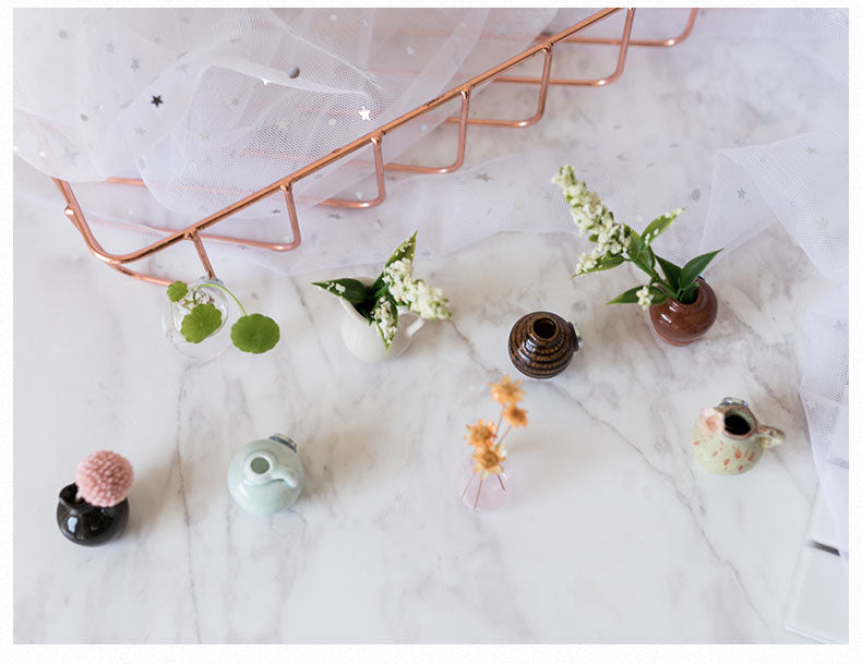 Mini Ceramics Vase Fridge Magnets