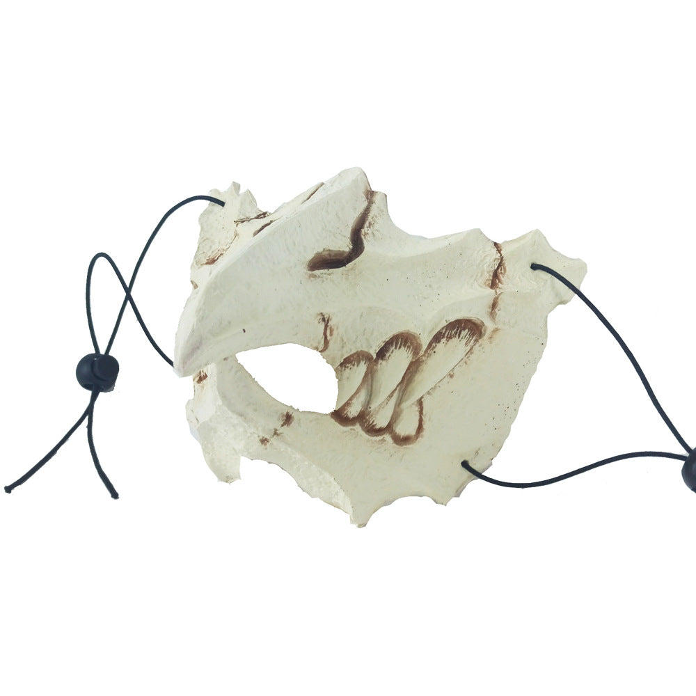Animal Skeleton Masks Soft Half Face Mask Costume Prop Cosplay
