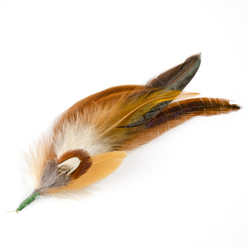 Natural Feathers Hat Decoration