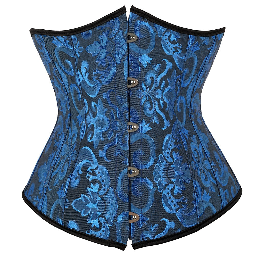 Blues & Greens Underbust Corsets - 28 to Collect