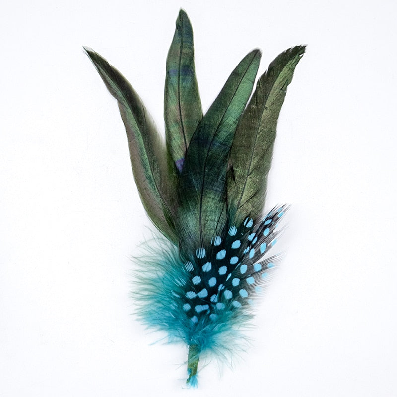 Natural Feathers Hat Decoration