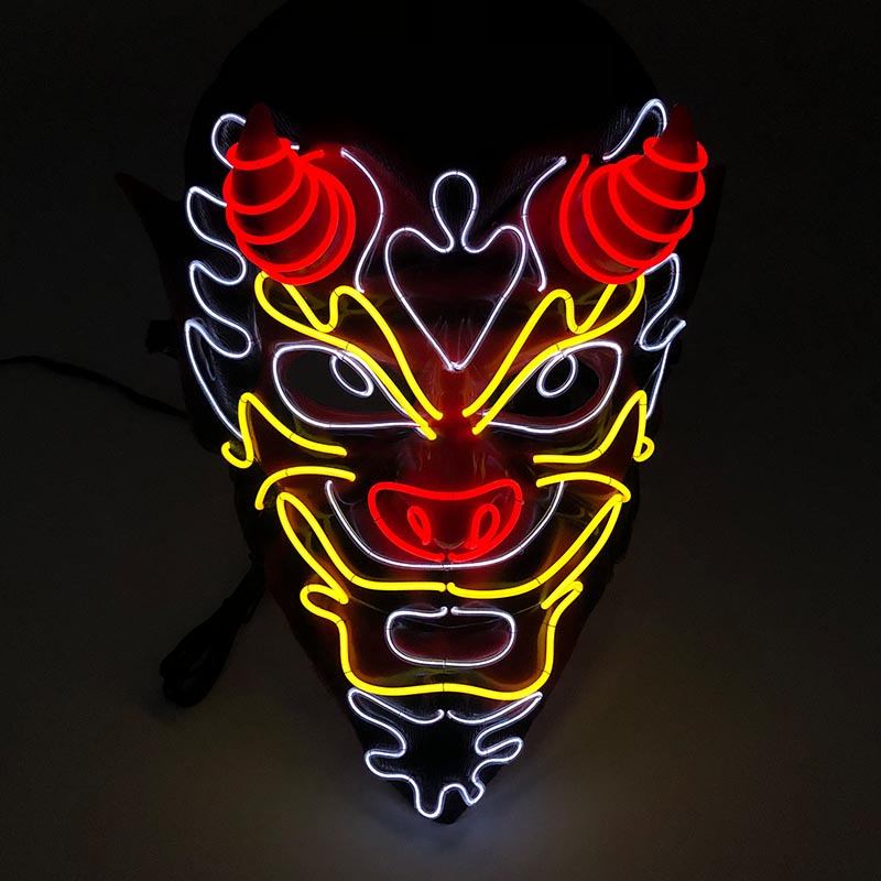 Glowing Cosplay LED Joker Masks