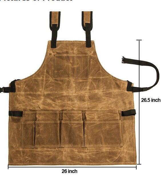 Oil Wax Canvas Steampunk Dwarfish Work Apron