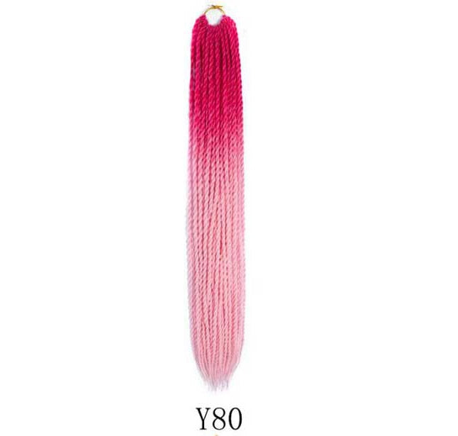 Mermaid Hair Extensions Twist Crochet Braided Hair 30 Strands