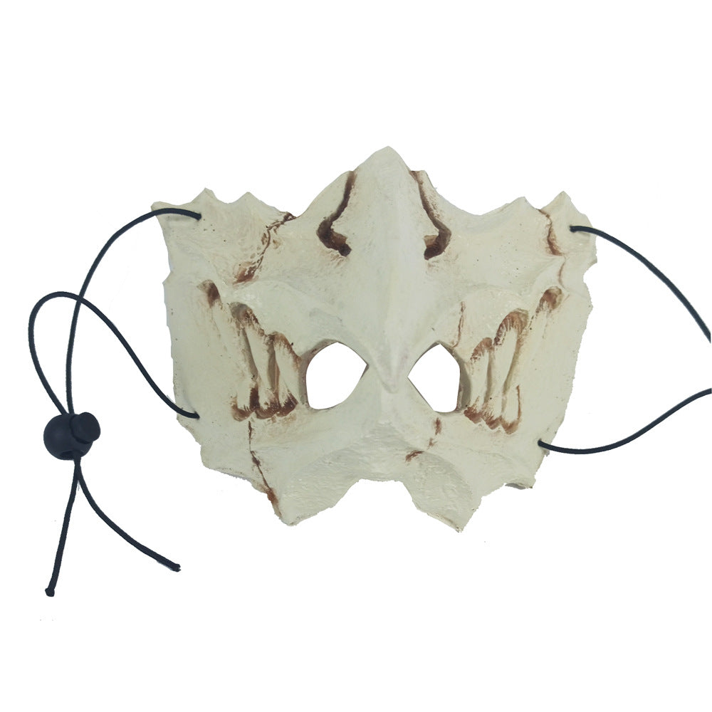 Animal Skeleton Masks Soft Half Face Mask Costume Prop Cosplay