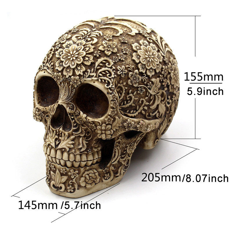 Sugar Skull Resin Halloween Prop