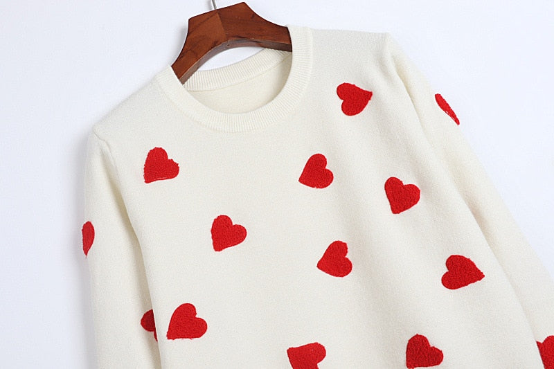 Love Confetti Heart Sweater