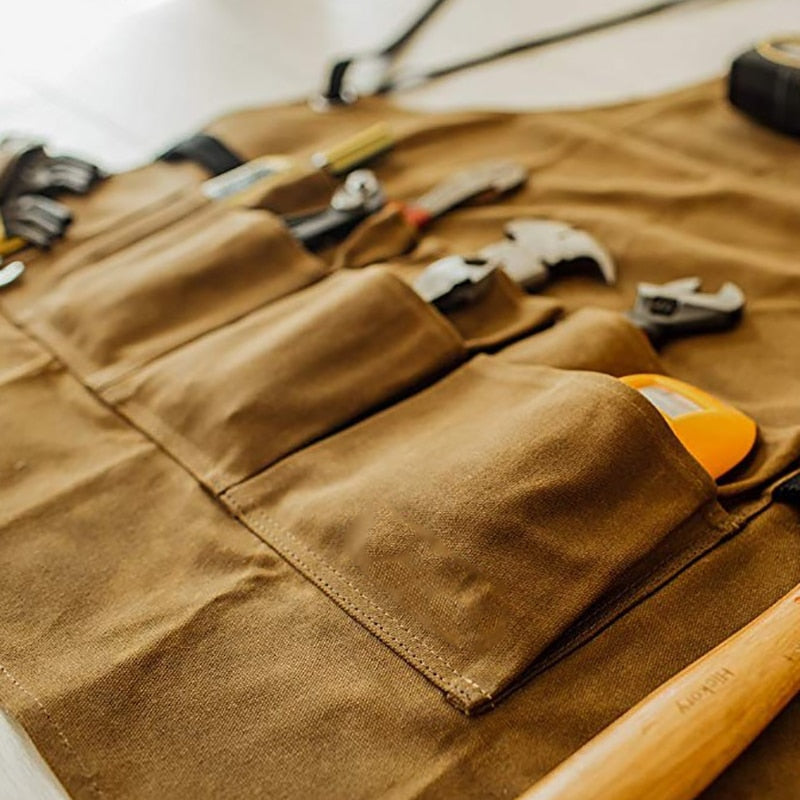 Oil Wax Canvas Steampunk Dwarfish Work Apron