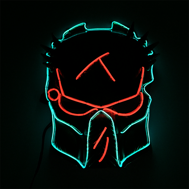 Glowing Cosplay LED Joker Masks