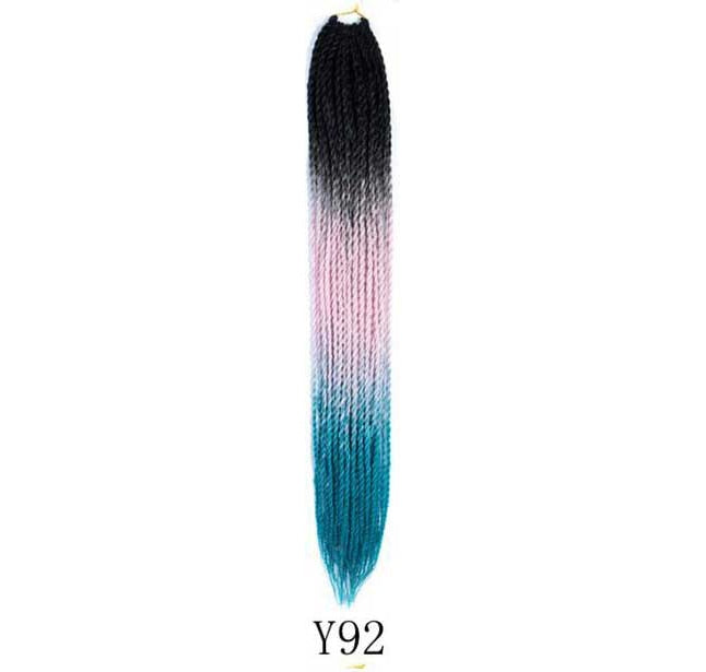 Mermaid Hair Extensions Twist Crochet Braided Hair 30 Strands