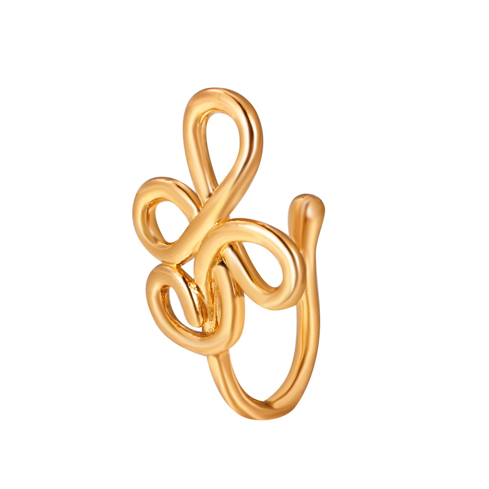 Nose Cuff 1PCS Stainless Steel Non Piercing Nose Ring