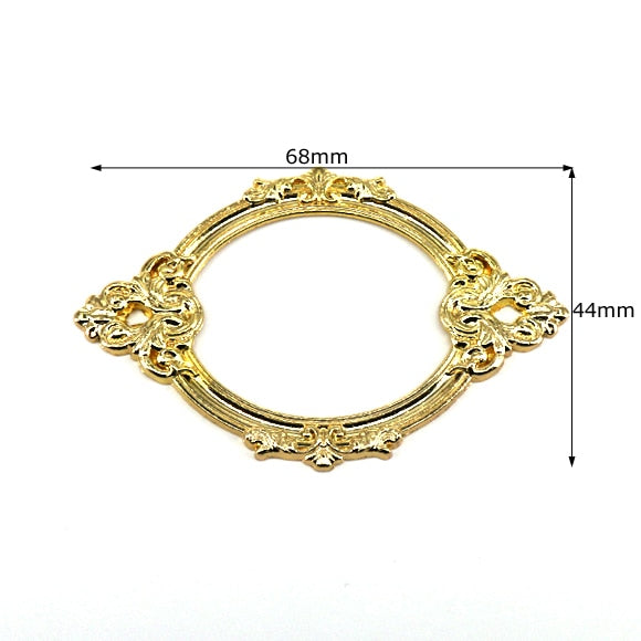 5pcs Antique Medicine Drawer Cabinet Label Frame Card Holders
