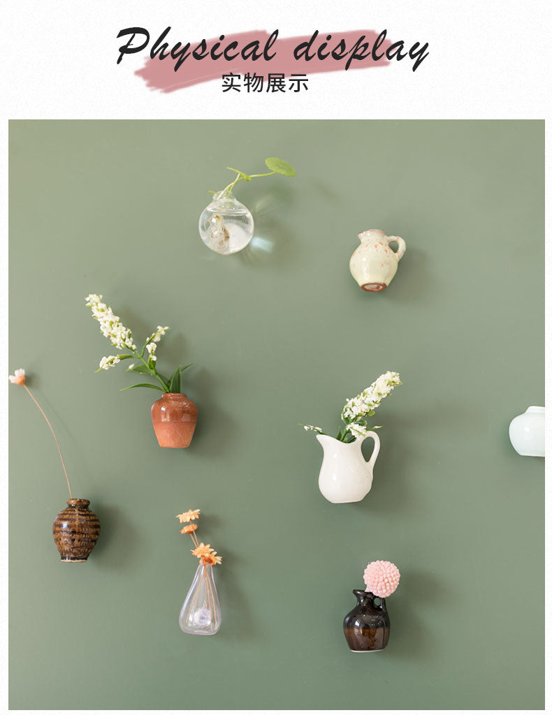 Mini Ceramics Vase Fridge Magnets