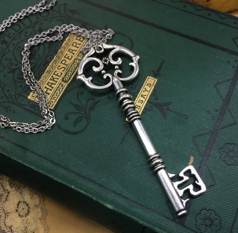 The Story Weaver's Magic Key Pendant Necklace