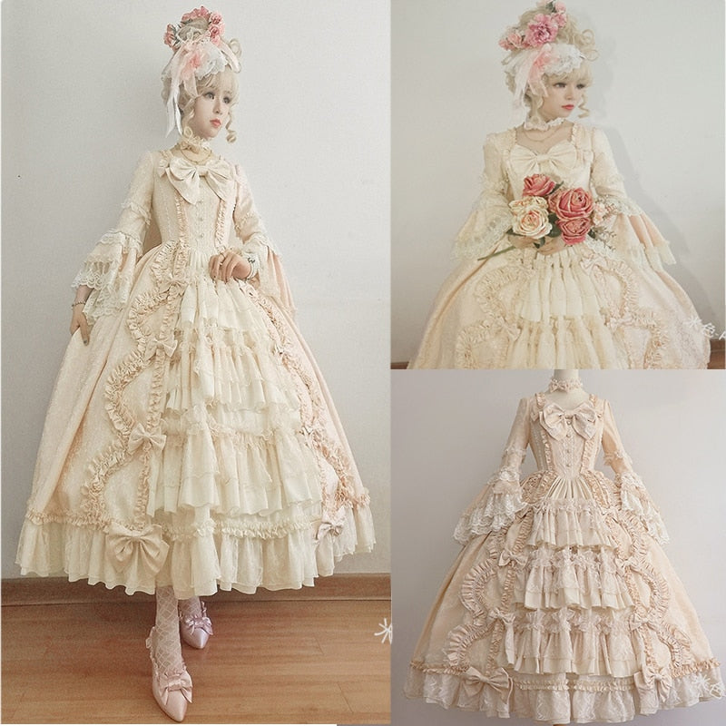 Rococo Queen Halloween Carnival Palace Cosplay Book Week Costume