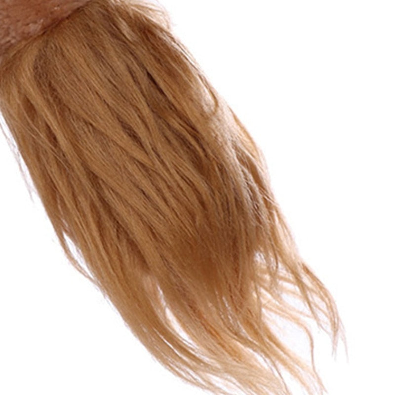 Lion Plush Ears Headband Tail and Paws Set Halloween Costume for Adults and Kids