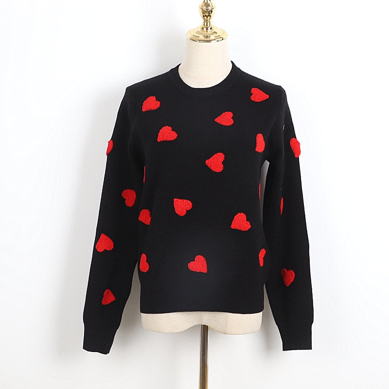 Love Confetti Heart Sweater