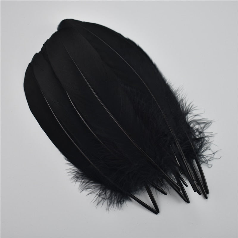 20Pcs Colourful Goose Feathers 6-8inch/15-20cm