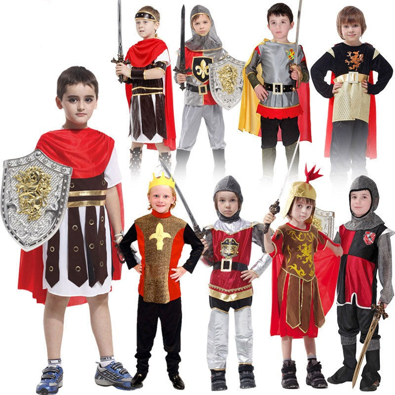 Warrior Soldiers Knights & Gladiator Costumes for Boys