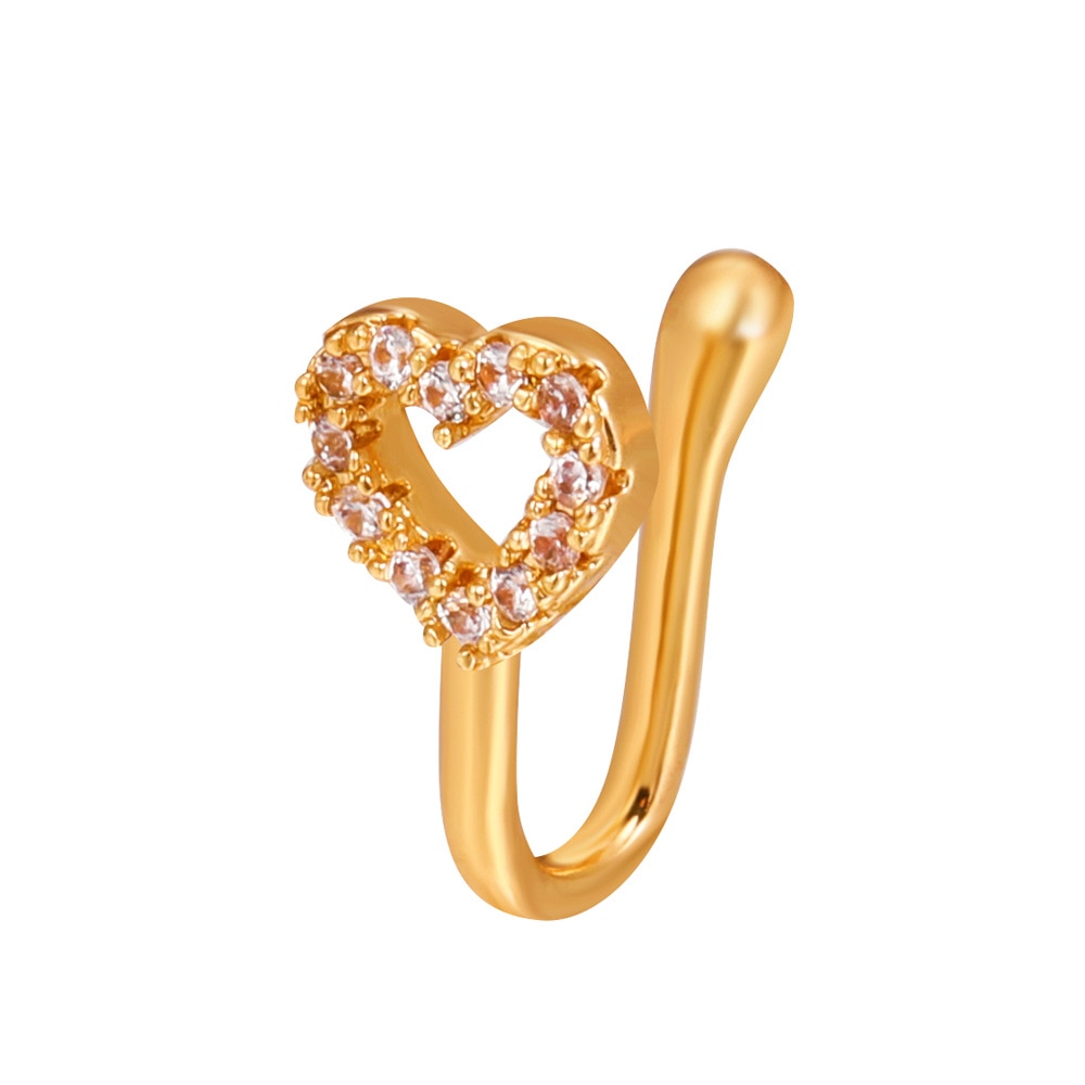 Nose Cuff 1PCS Stainless Steel Non Piercing Nose Ring