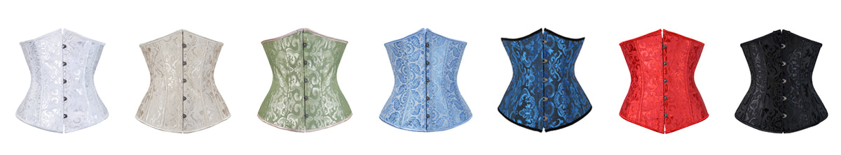 Pinks Reds Purples Underbust Corsets 28 to Collect