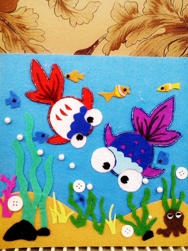 40 Felt Sheets Various Sizes Crafting Sewing Material For DIY Dolls Crafts Toys