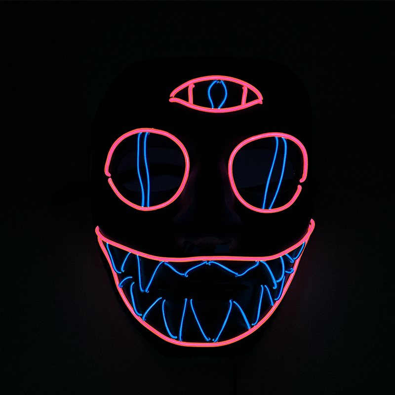 Glowing Cosplay LED Joker Masks