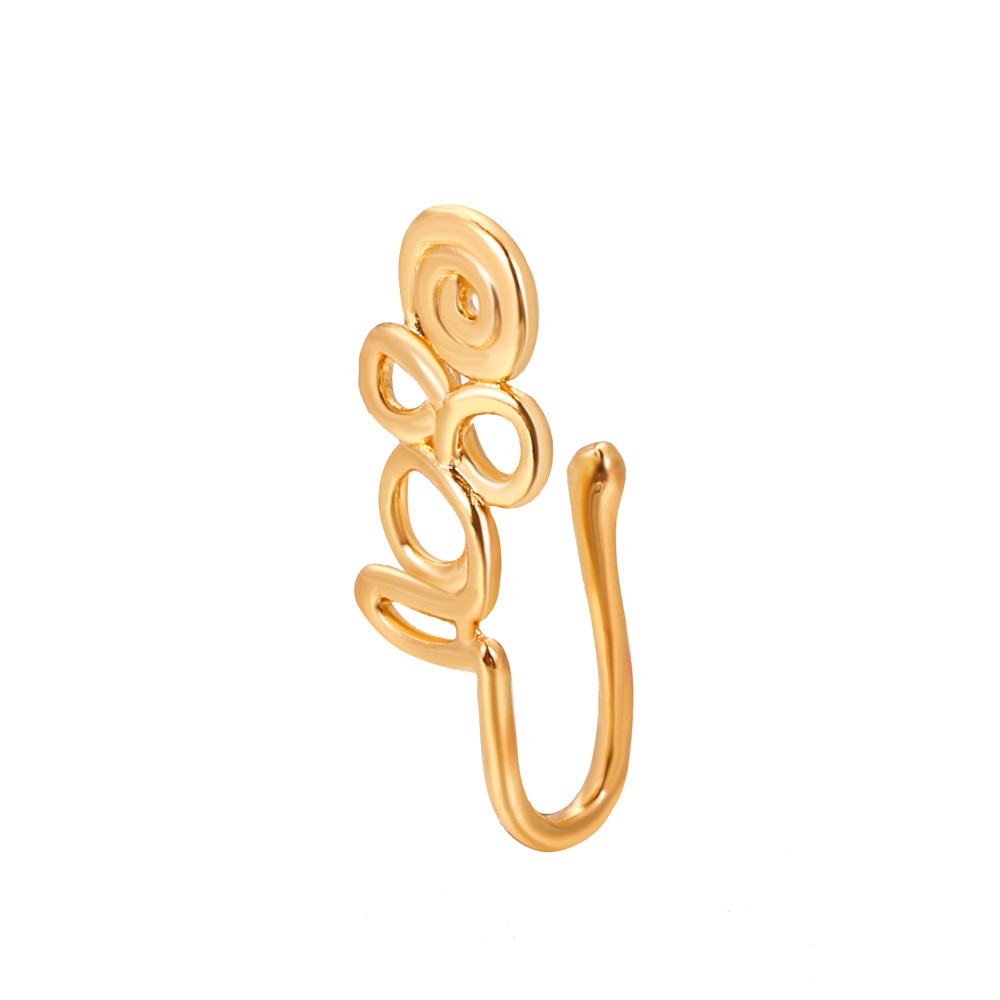 Nose Cuff 1PCS Stainless Steel Non Piercing Nose Ring