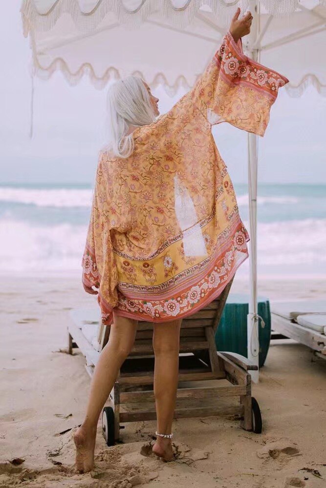 Marigold's Short Kimono