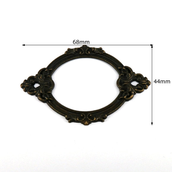 5pcs Antique Medicine Drawer Cabinet Label Frame Card Holders
