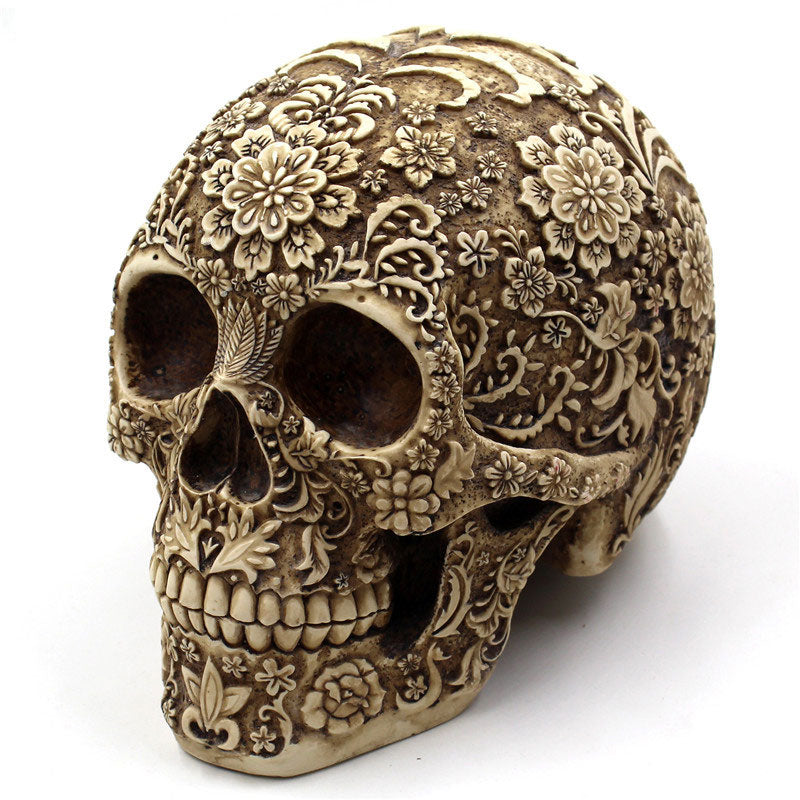 Sugar Skull Resin Halloween Prop