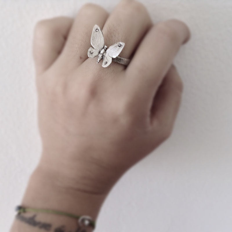 Butterfly Studs Earrings or Ring