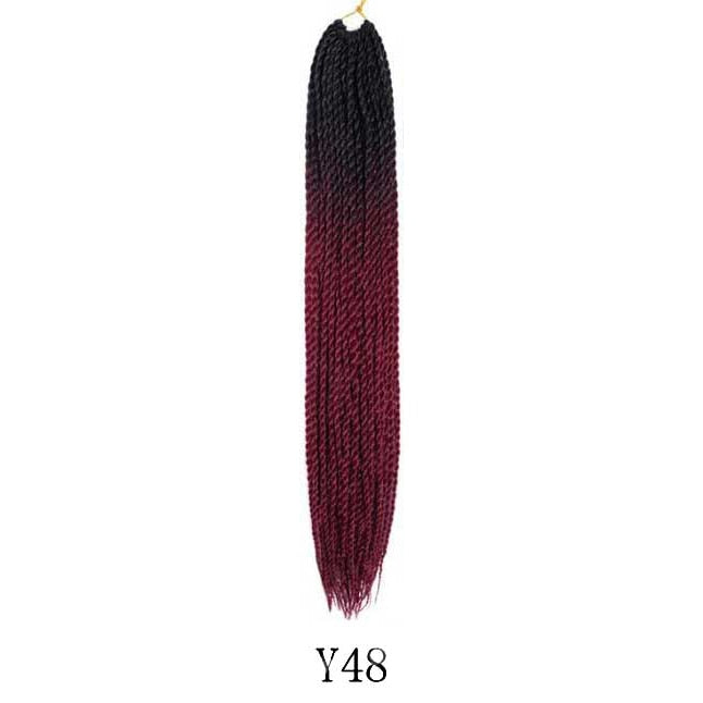 Mermaid Hair Extensions Twist Crochet Braided Hair 30 Strands