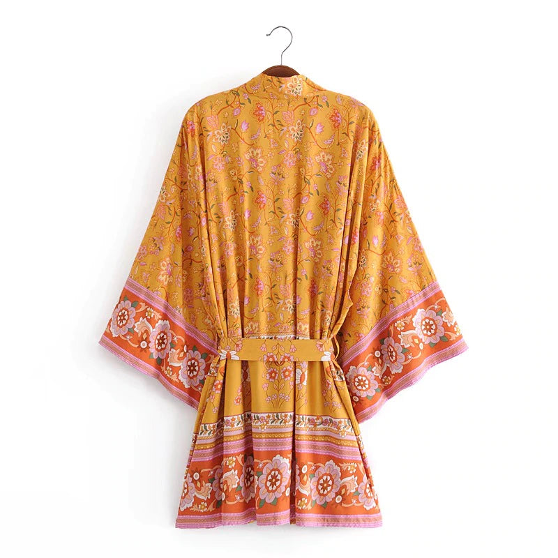 Marigold's Short Kimono
