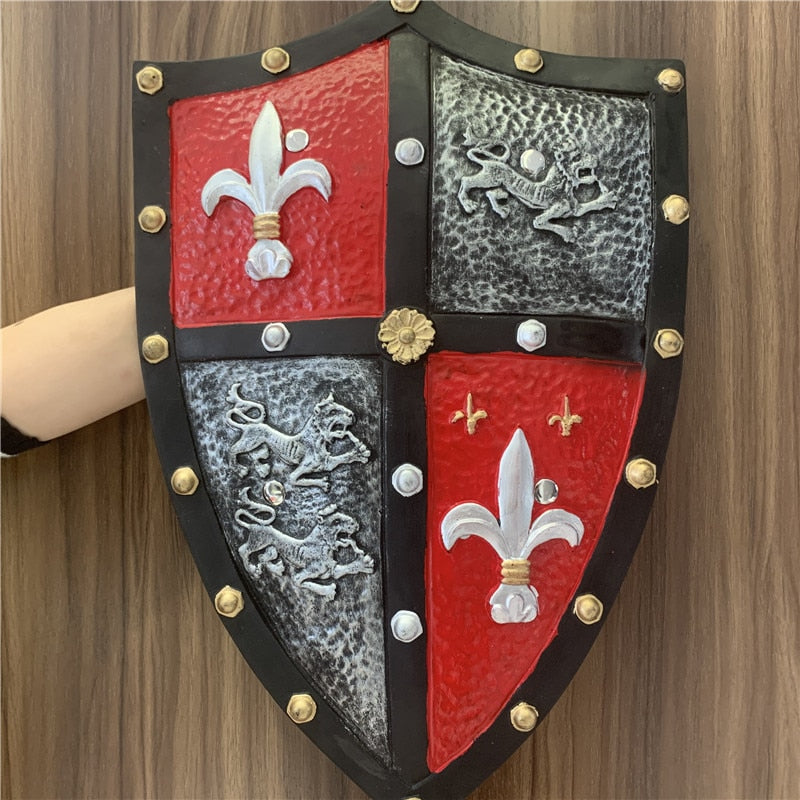 Medieval Warrior and Guard Shields PU Kids Cosplay Prop