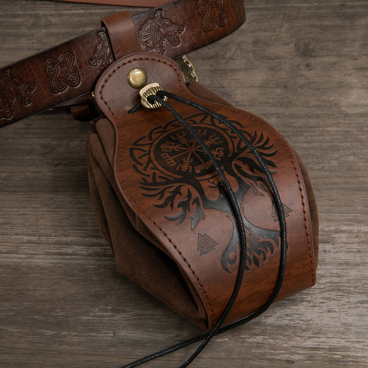 Medieval Money Pouch Bags LARP Costume Accessory Drawstring Bag Coin Purses