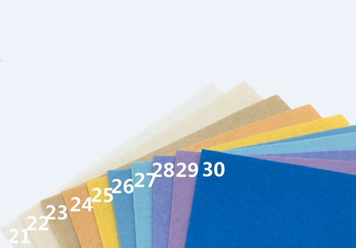 40 Felt Sheets Various Sizes Crafting Sewing Material For DIY Dolls Crafts Toys
