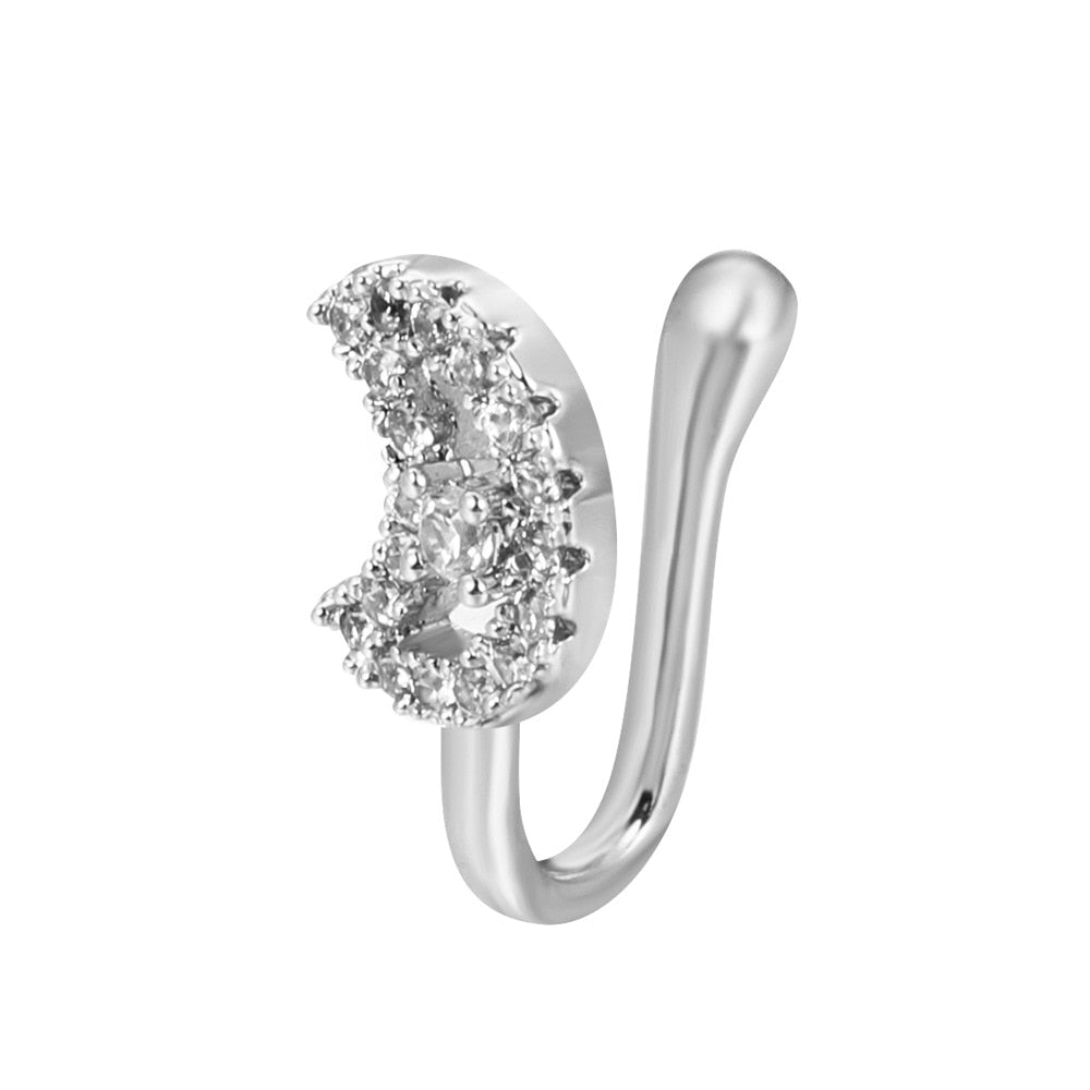 Nose Cuff 1PCS Stainless Steel Non Piercing Nose Ring