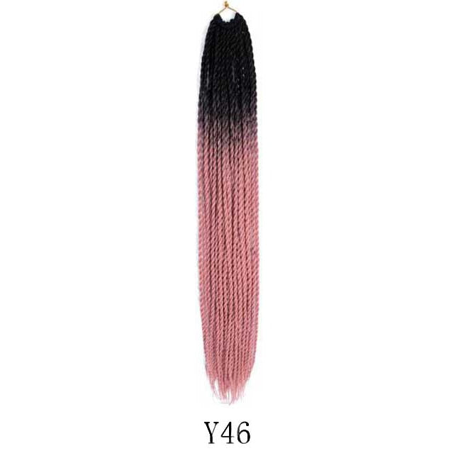 Mermaid Hair Extensions Twist Crochet Braided Hair 30 Strands